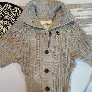 Taupe abercrombie kids size medium sweater